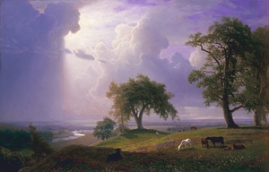 California Spring by Albert Bierstadt [1830–1902]